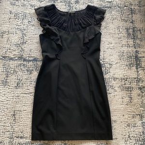 Black halo size 6 black mini dress.